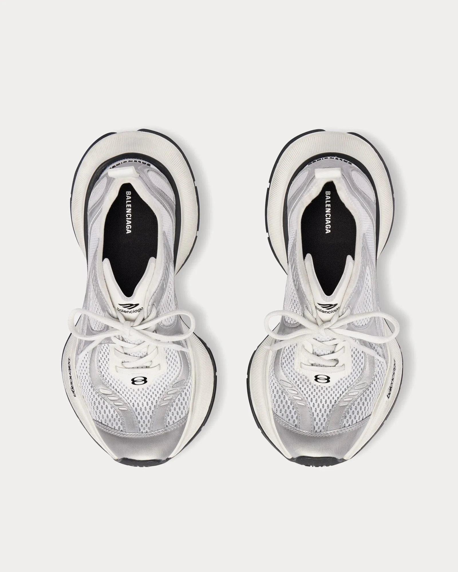 Circuit White / Silver Low Top Sneakers