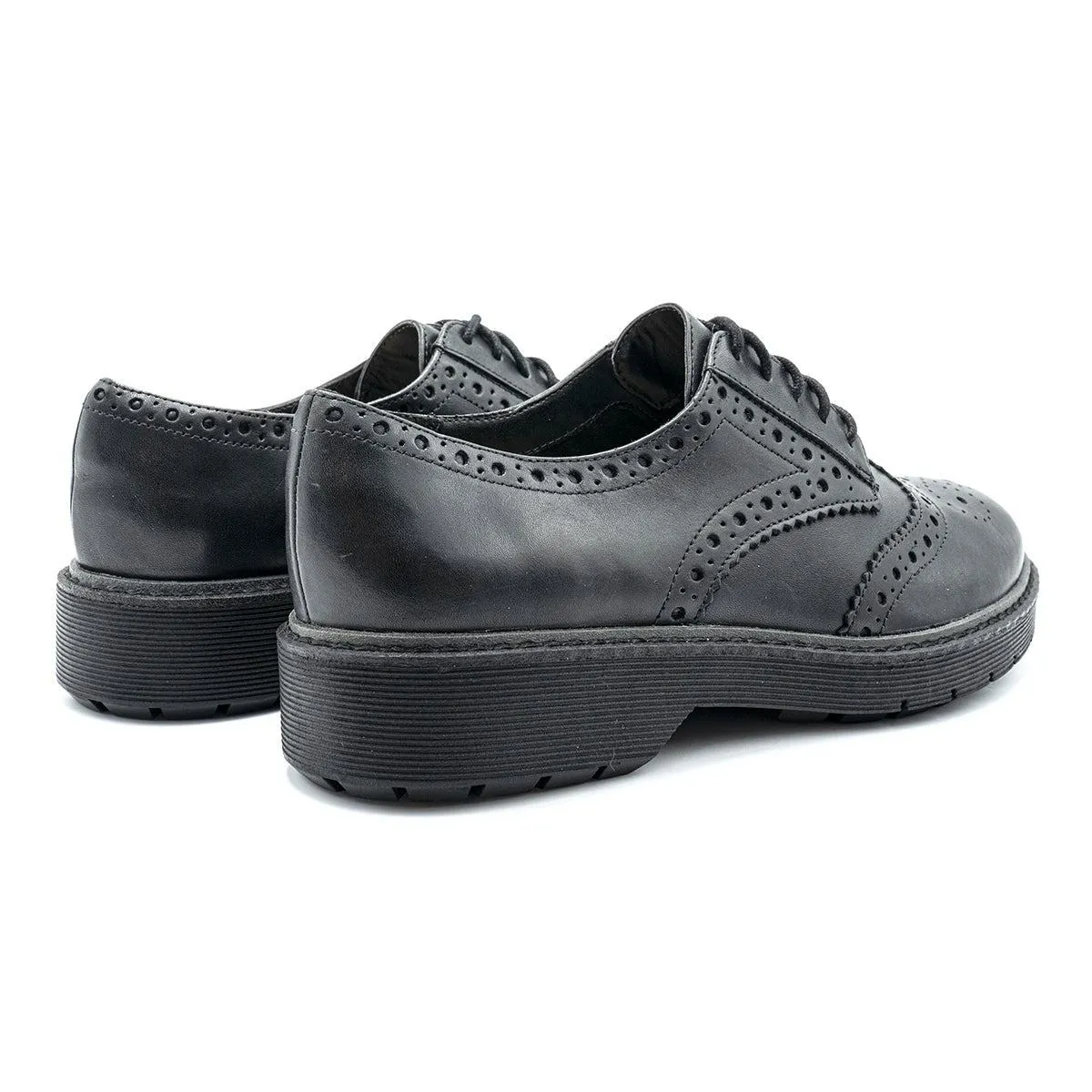 Clarks Brogue Formal Lace Ups Leather Black Colour For Men