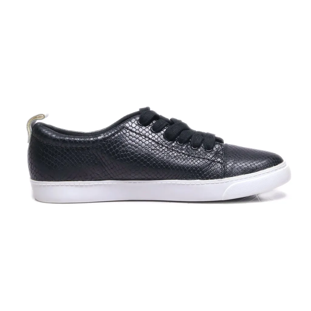 Clarks Glove Echo Low-Top Sneakers Leather Black Colour For Women