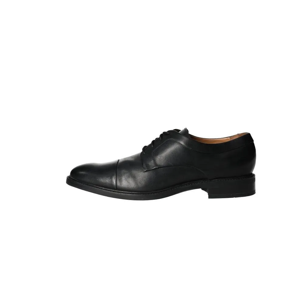 Cole Haan Formal Lace Ups Leather Black Colour For Men