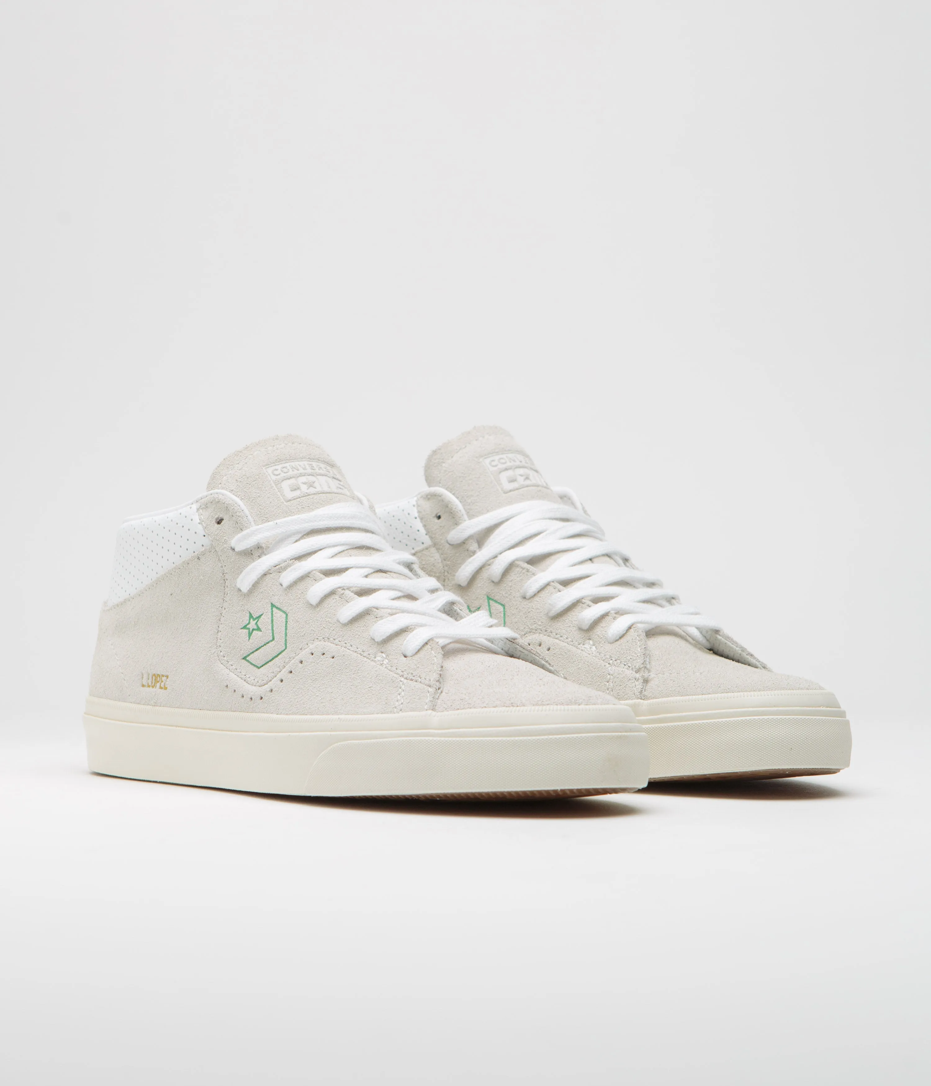 Converse Louie Lopez Pro Mid Shoes - Vaporous Gray / White