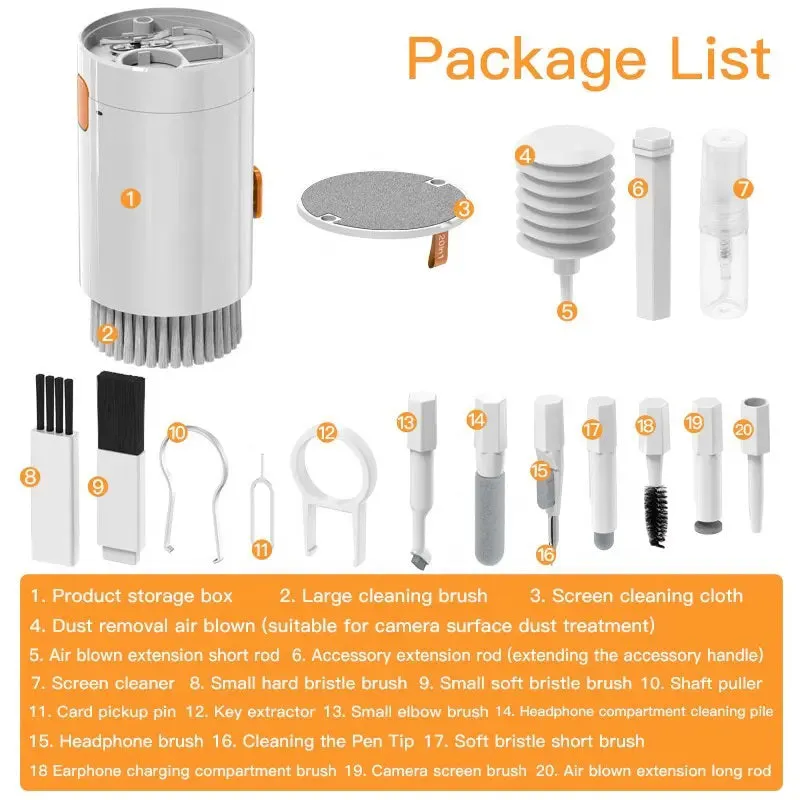 COTECi 20-in-1 Multifunctional Cleaning Kit