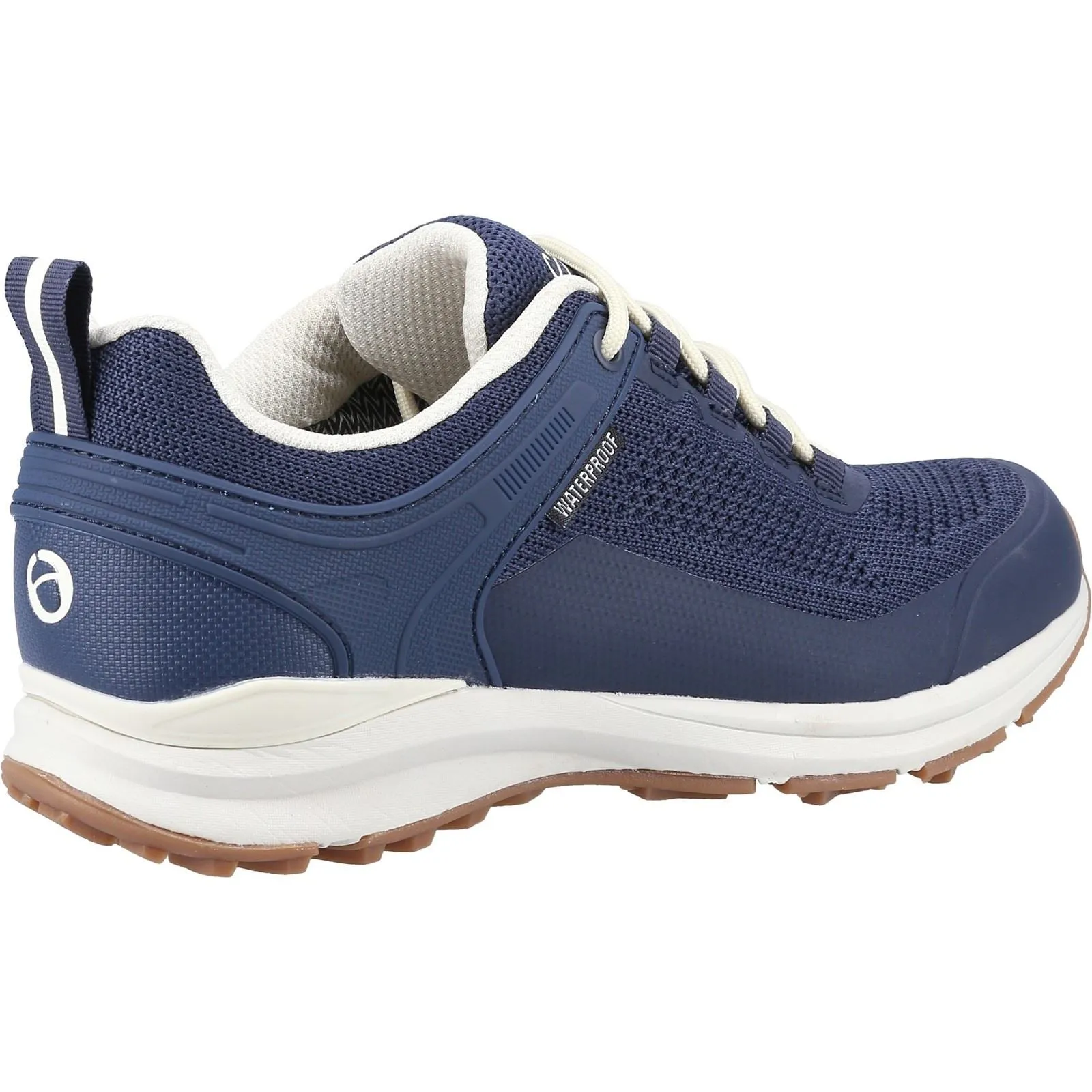 Cotswold Compton Navy Recycled Plastic Synthetic PU Female Lace Ladies Shoes