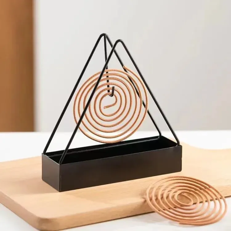 Creative Iron Mosquito Coil Holder Stable Triangular Fireproof Hanging Mosquito Coil Tray Home Supplies