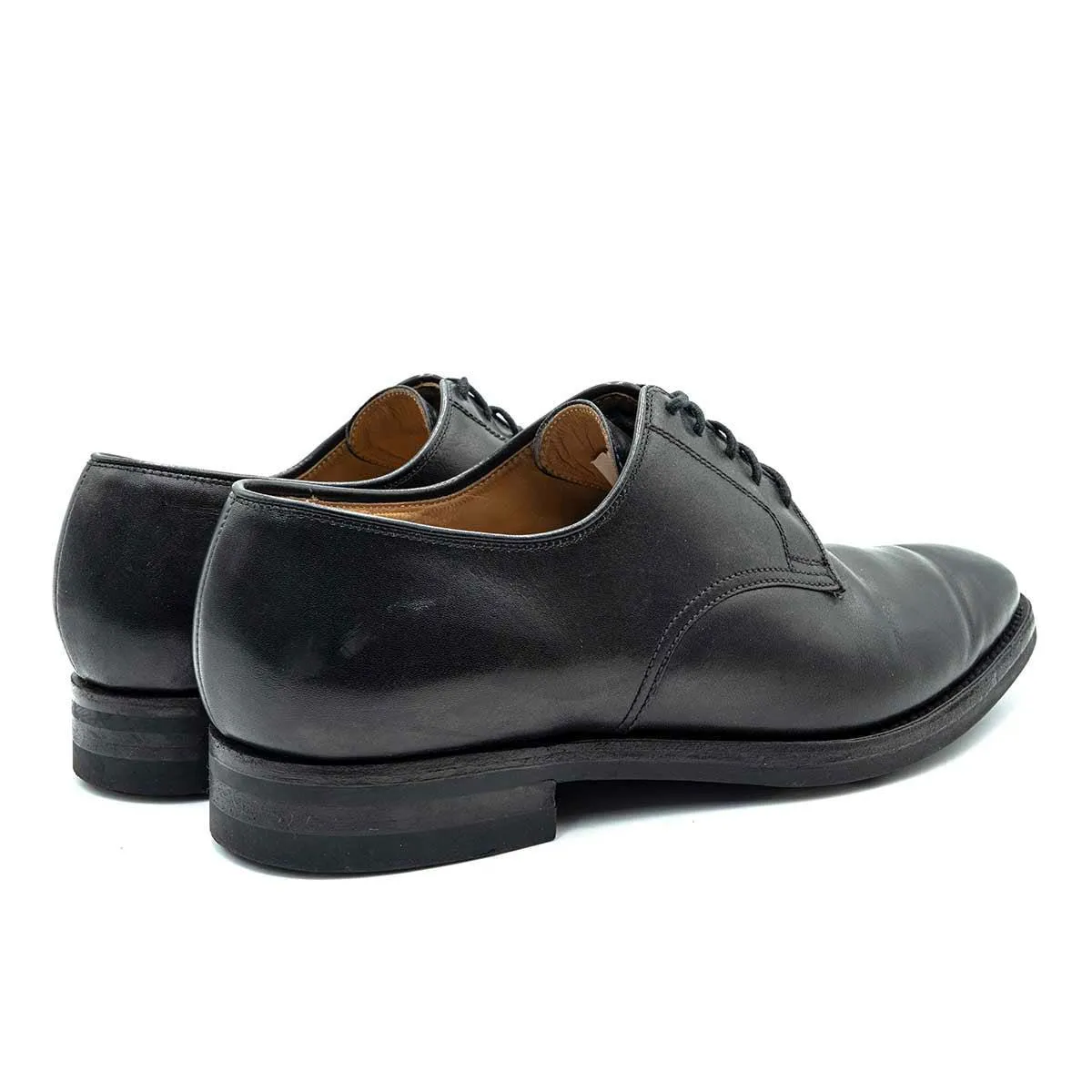 Crockett & Jones Worcester Formal Lace Ups Leather Black Colour For Men