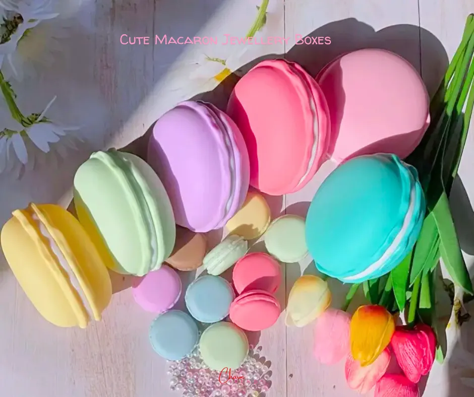 Cute Macaron Color Jewelry Storage Boxes [Popular Choice]