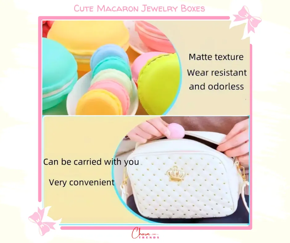 Cute Macaron Color Jewelry Storage Boxes [Popular Choice]