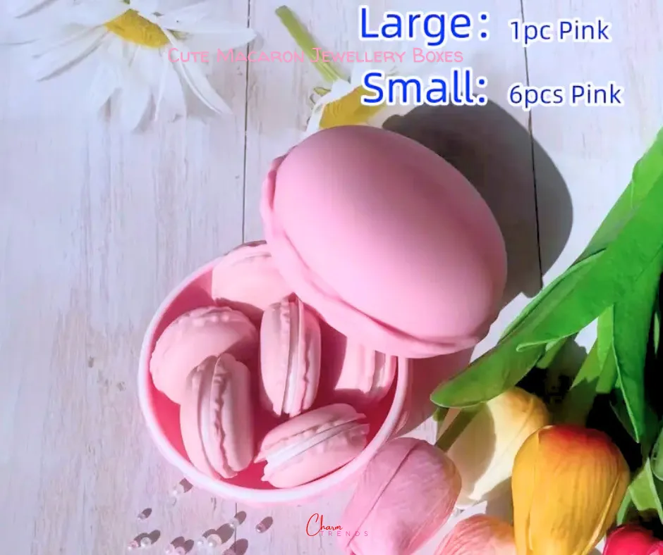 Cute Macaron Color Jewelry Storage Boxes [Popular Choice]