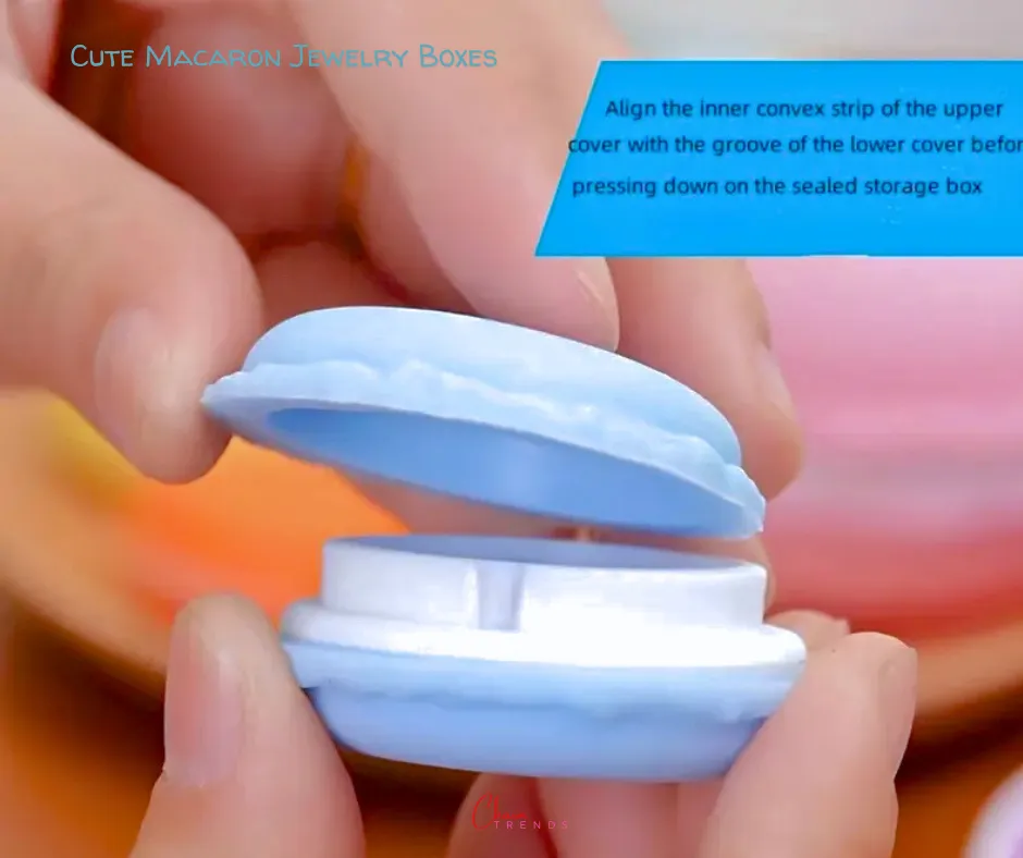 Cute Macaron Color Jewelry Storage Boxes [Popular Choice]