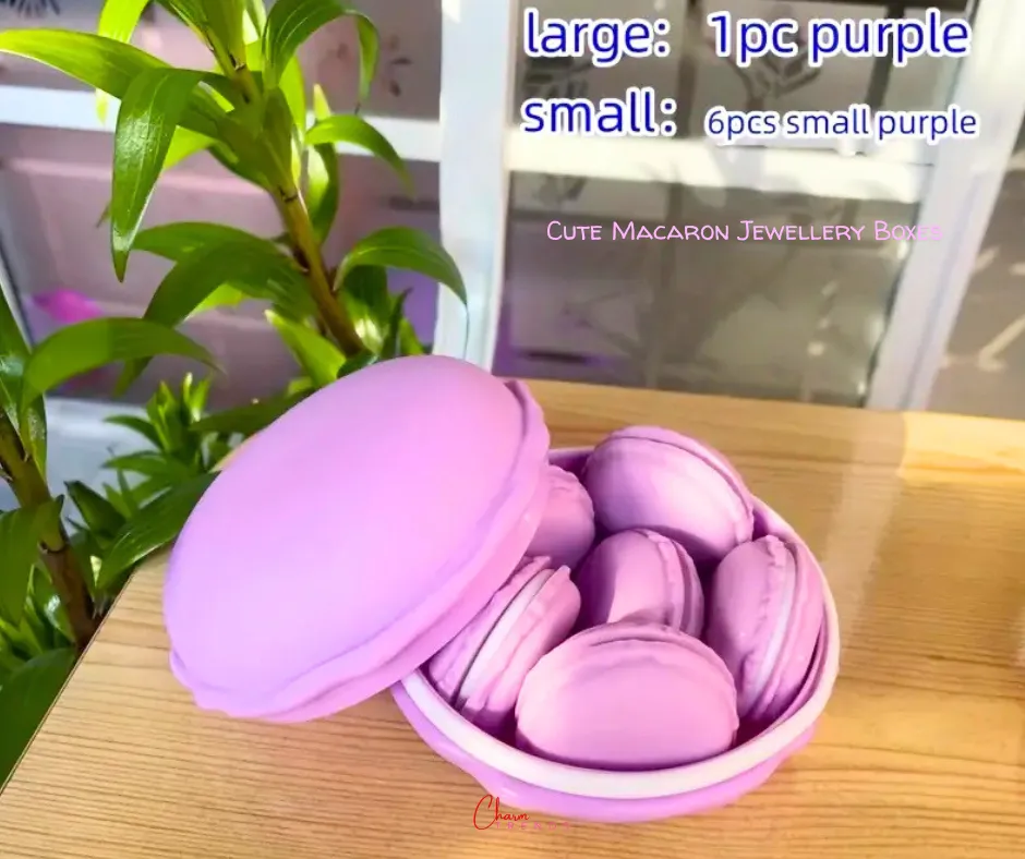 Cute Macaron Color Jewelry Storage Boxes [Popular Choice]