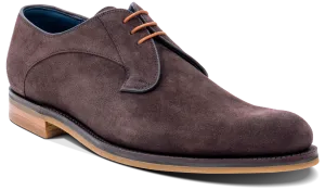 Derby - Bitta Choc Suede