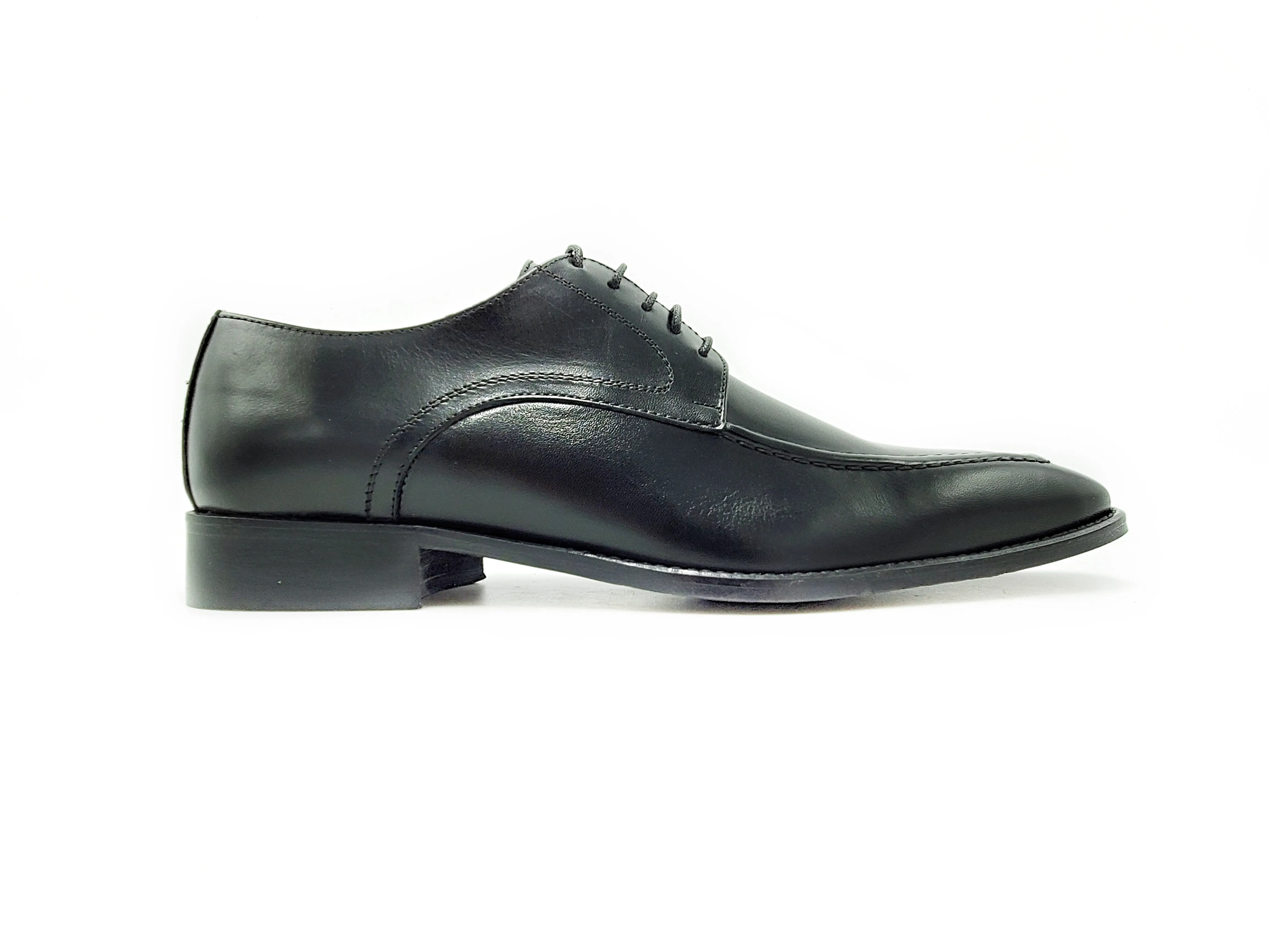 Di Franco Shoes Men's Derby (Black) vero cuoio