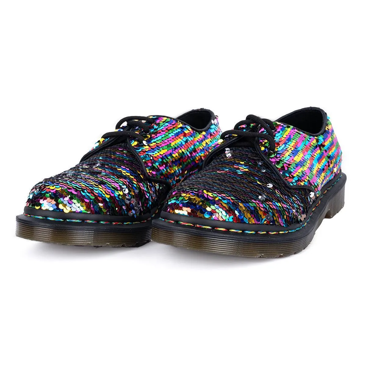Dr. Martens Sequins Lace Ups Sequins Multicolour Colour For Women