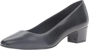 Easy Street Women's Prim Dress Pump 6 Wide Black , Size , 7.5