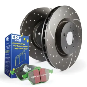 EBC Brakes S10KF1639 S10 Kits Greenstuff 2000 and GD Rotors