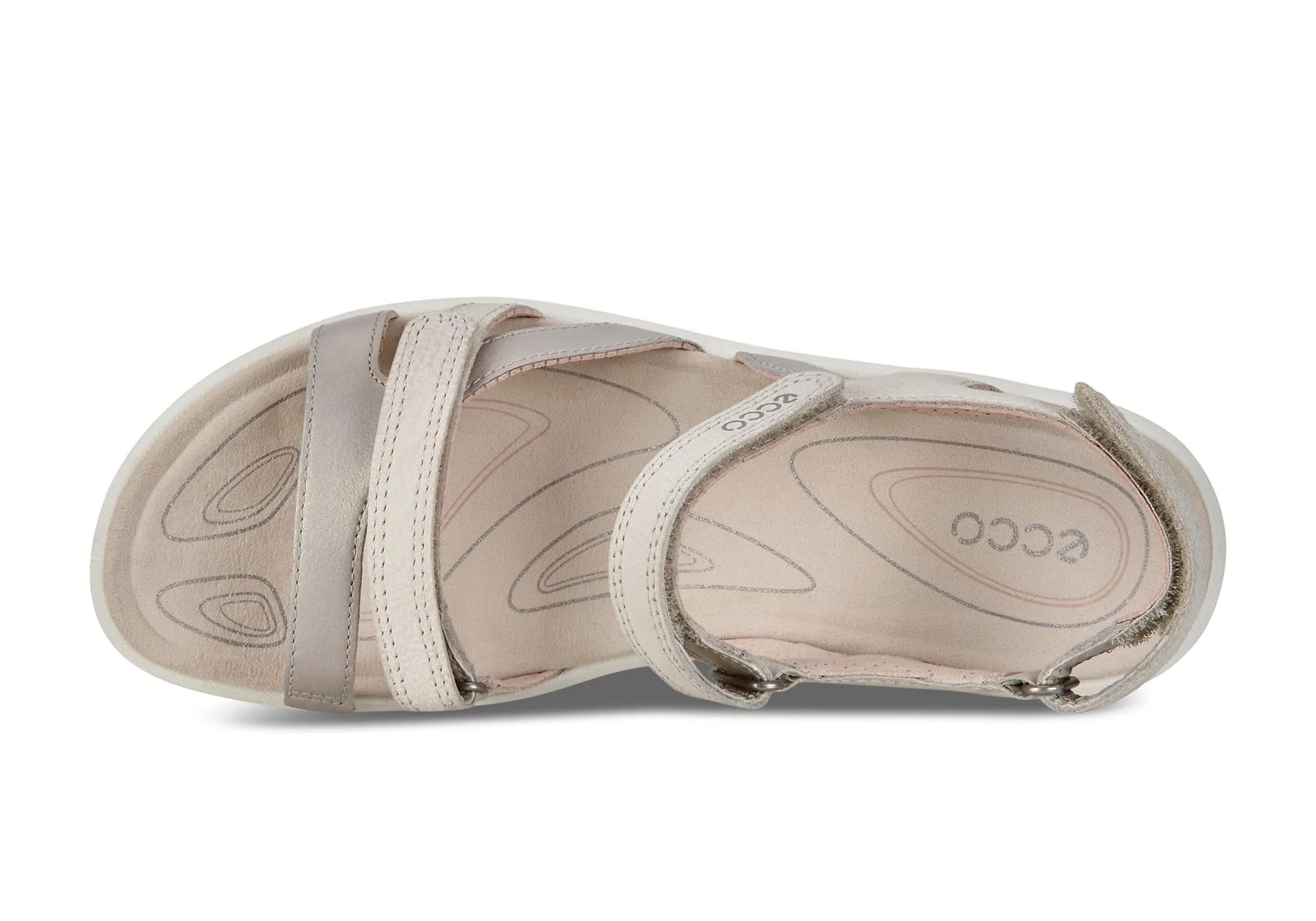 ECCO Womens Cruise II Comfortable Leather Sandals