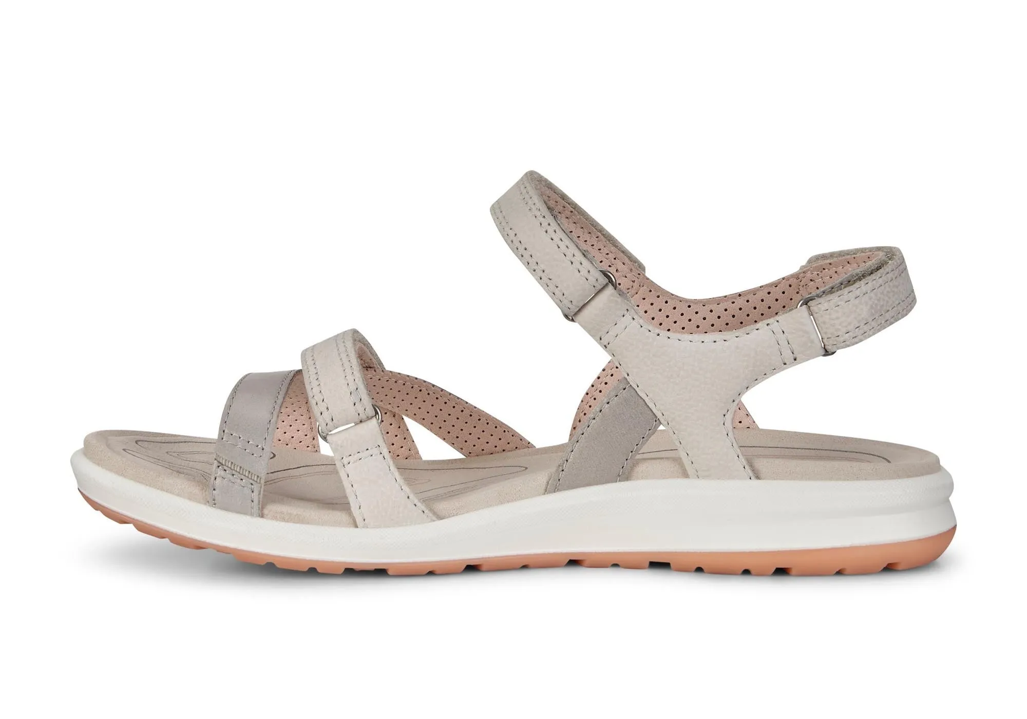 ECCO Womens Cruise II Comfortable Leather Sandals