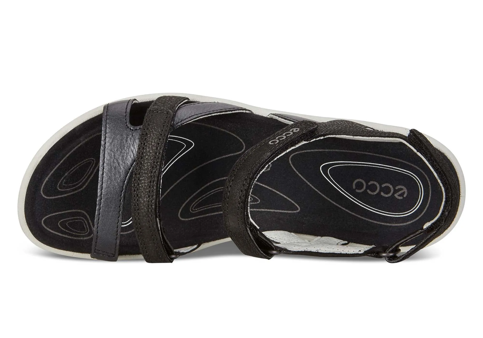 ECCO Womens Cruise II Comfortable Leather Sandals