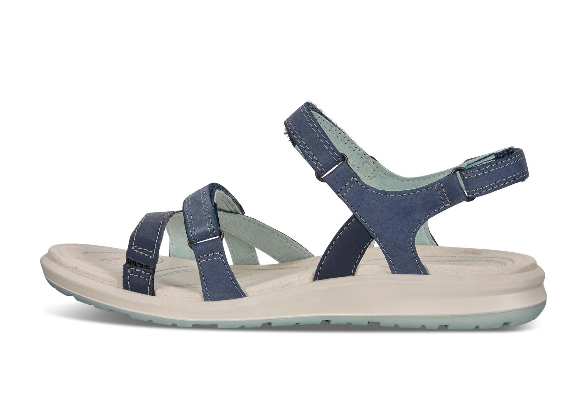 ECCO Womens Cruise II Comfortable Leather Sandals