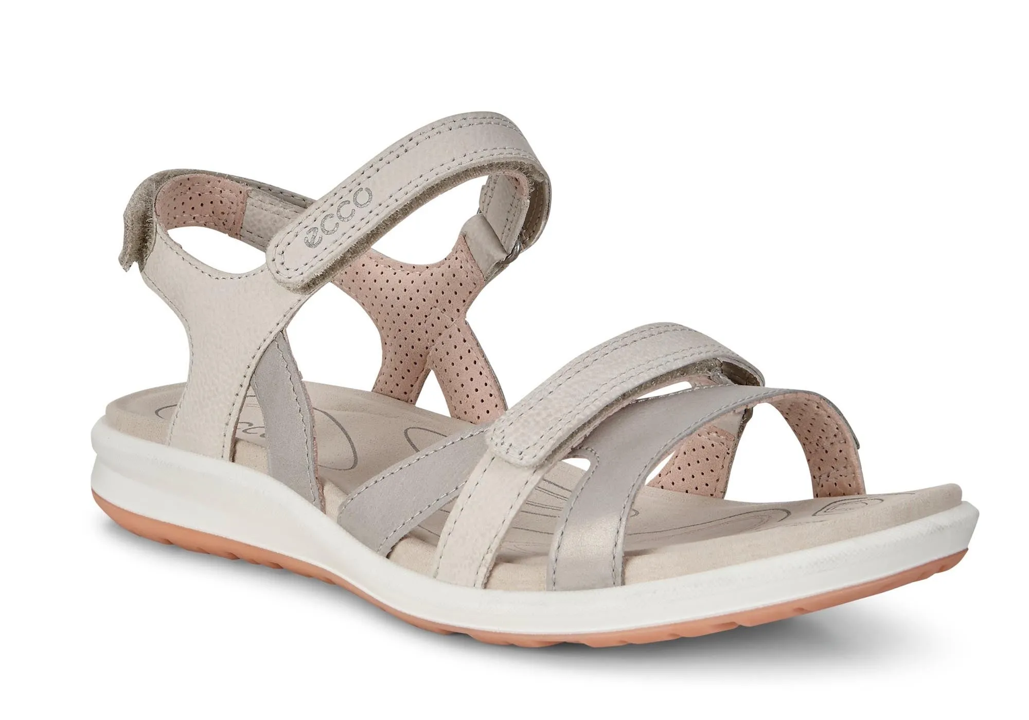 ECCO Womens Cruise II Comfortable Leather Sandals