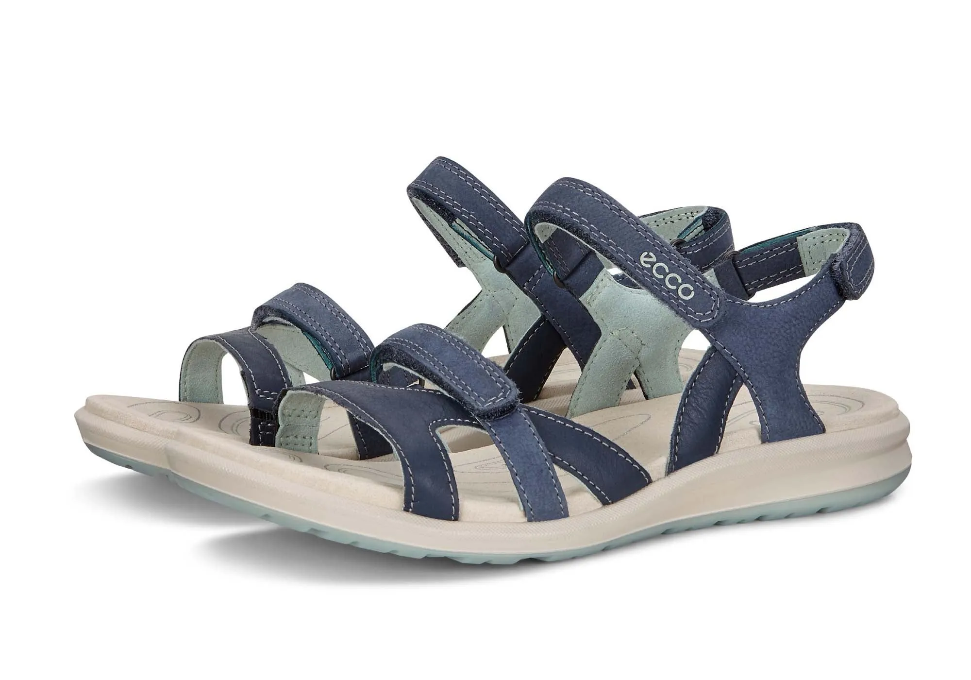 ECCO Womens Cruise II Comfortable Leather Sandals