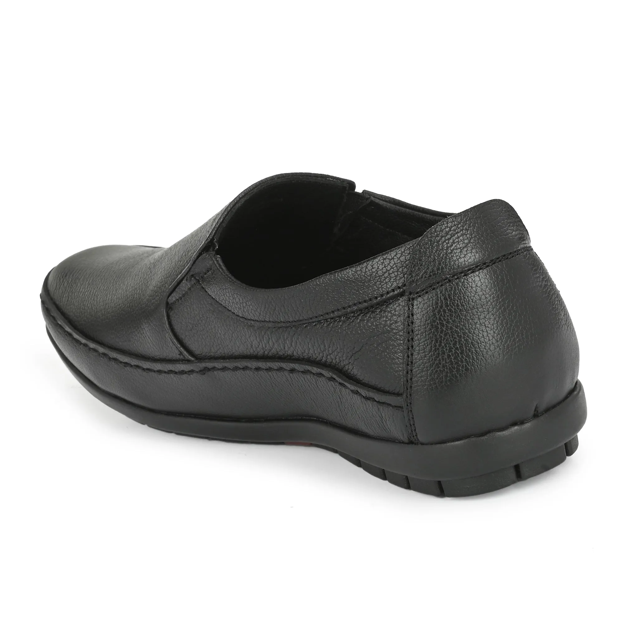 Egoss Leather Casual Slip On Shoes For Men