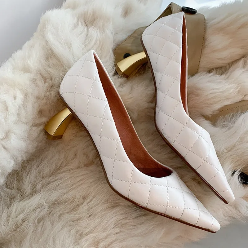 Everlasting Beauty Genuine Leather Pump Shoes