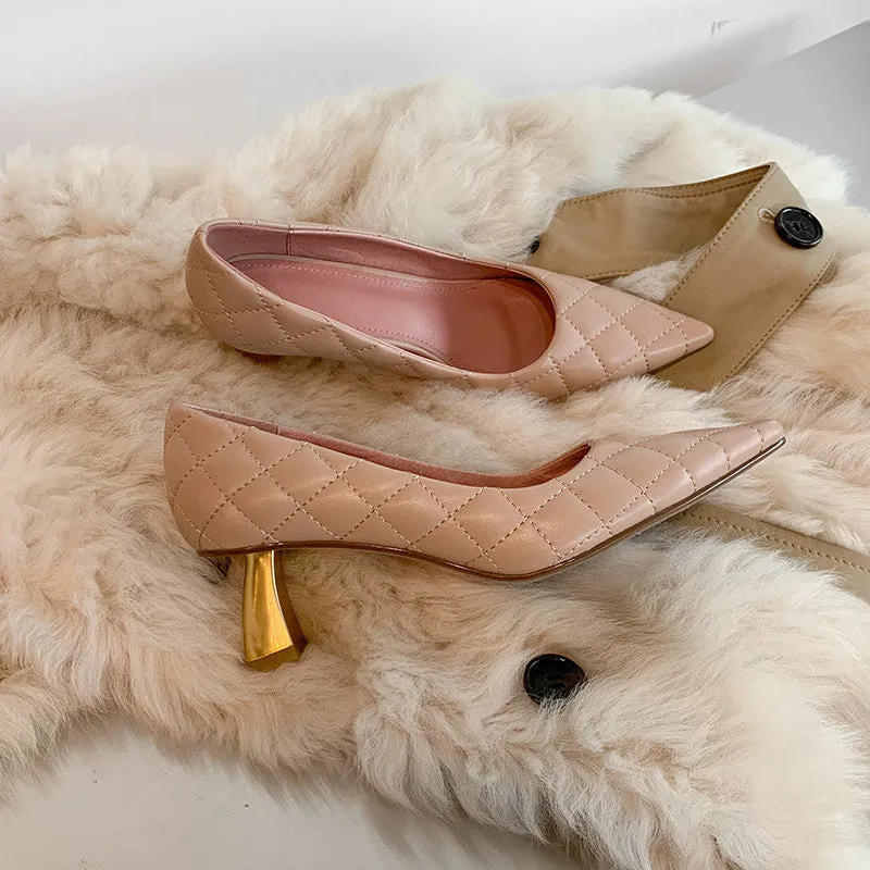 Everlasting Beauty Genuine Leather Pump Shoes