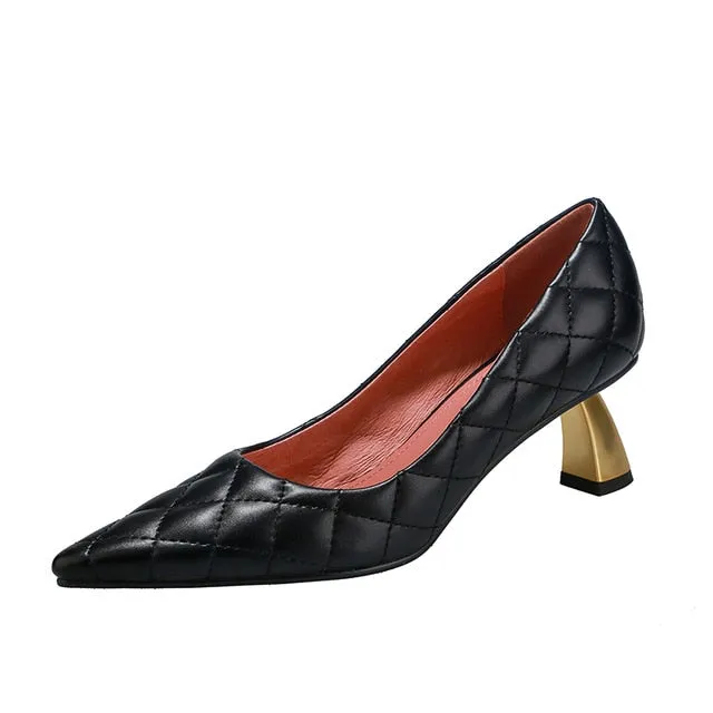 Everlasting Beauty Genuine Leather Pump Shoes