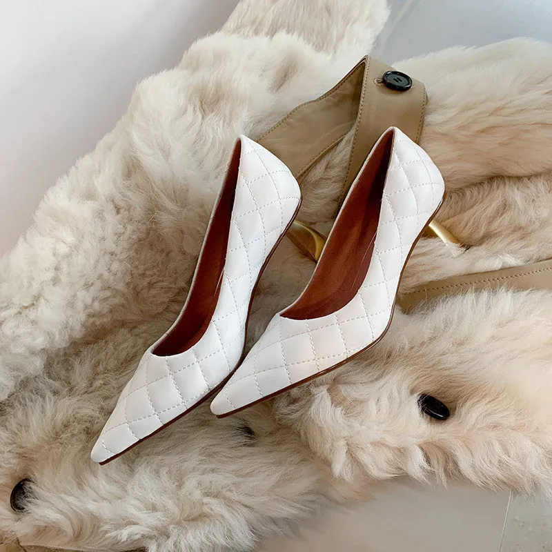 Everlasting Beauty Genuine Leather Pump Shoes