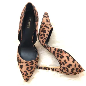 Express Leopard Classic Pump Heels- Size 8.5