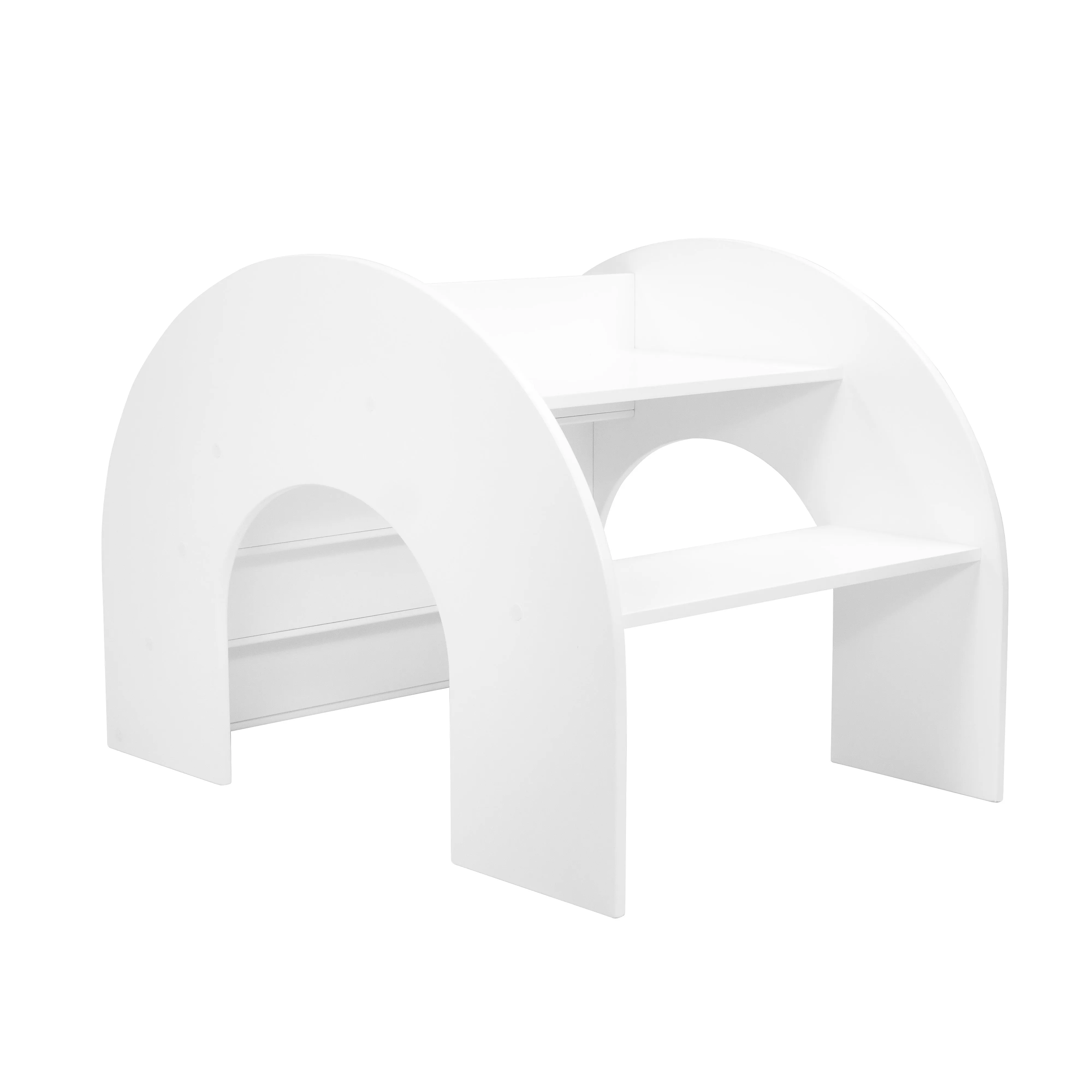 Fitwood Montessori Bookshelf | Beech wood White
