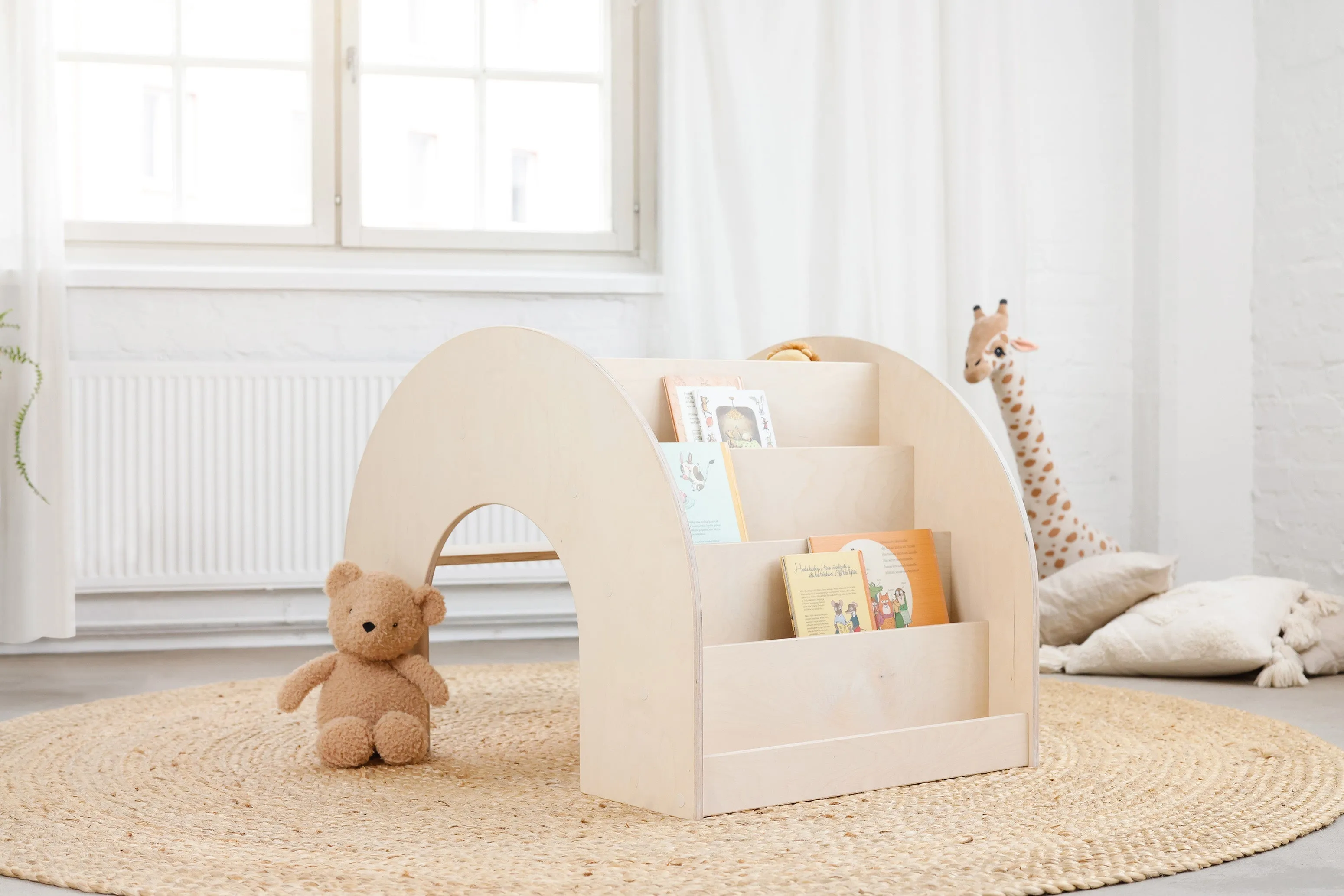 Fitwood Montessori Bookshelf | Beech wood