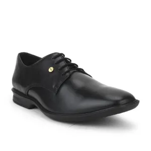 Fortune Black Formal Lace Up Derby Shoes For Men LUCIO-201 By Liberty