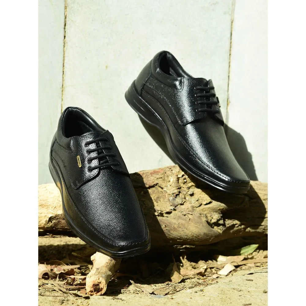 Fortune by Liberty Men LOM-602 Black Formal Lacing Derby Shoes