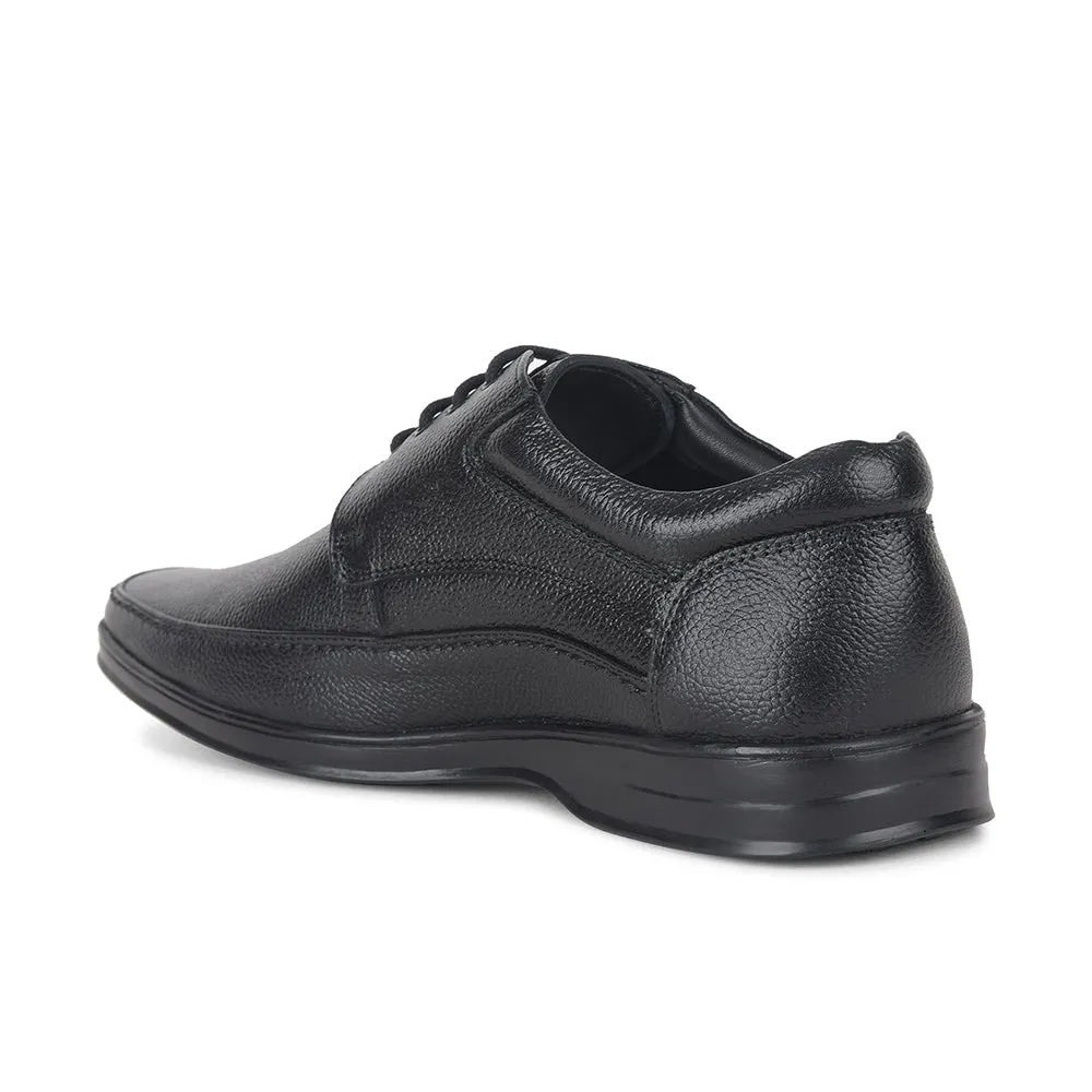 Fortune by Liberty Men LOM-602 Black Formal Lacing Derby Shoes