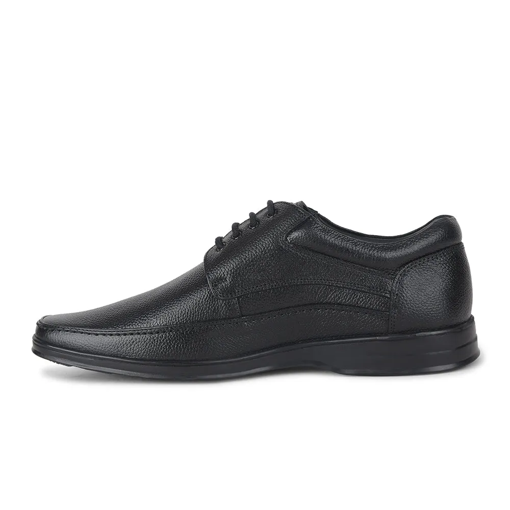 Fortune by Liberty Men LOM-602 Black Formal Lacing Derby Shoes