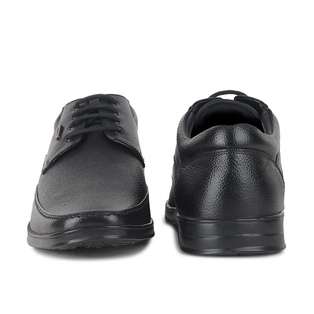 Fortune by Liberty Men LOM-602 Black Formal Lacing Derby Shoes