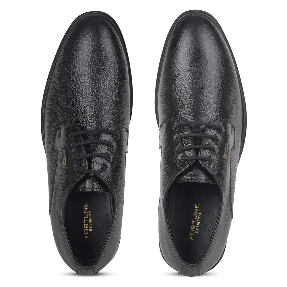 Fortune by Liberty Men LOM-605 Black Formal Lacing Derby Shoes