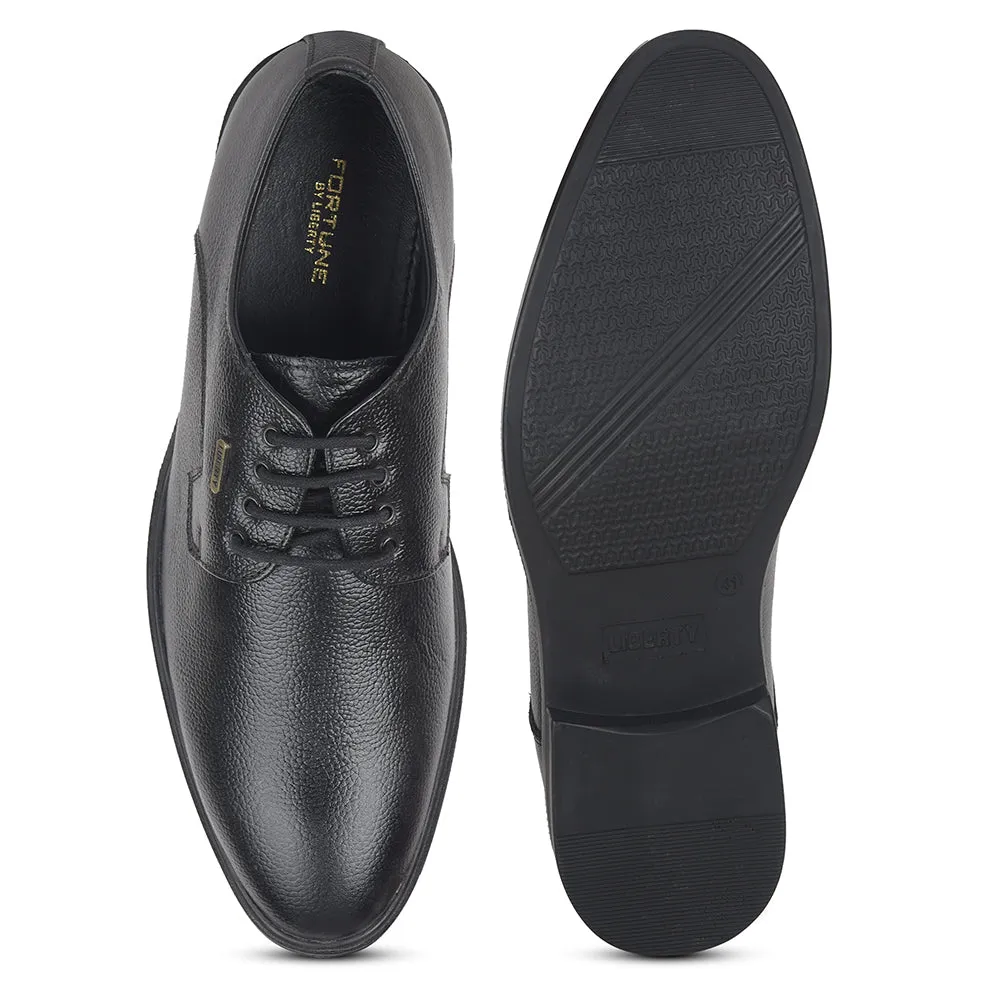 Fortune by Liberty Men LOM-605 Black Formal Lacing Derby Shoes