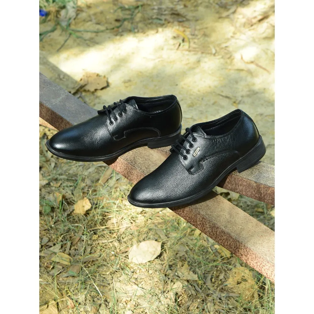Fortune by Liberty Men LOM-605 Black Formal Lacing Derby Shoes