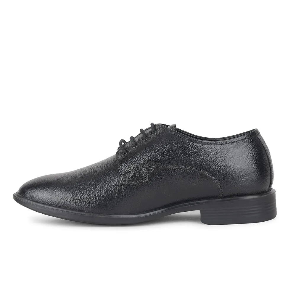 Fortune by Liberty Men LOM-605 Black Formal Lacing Derby Shoes