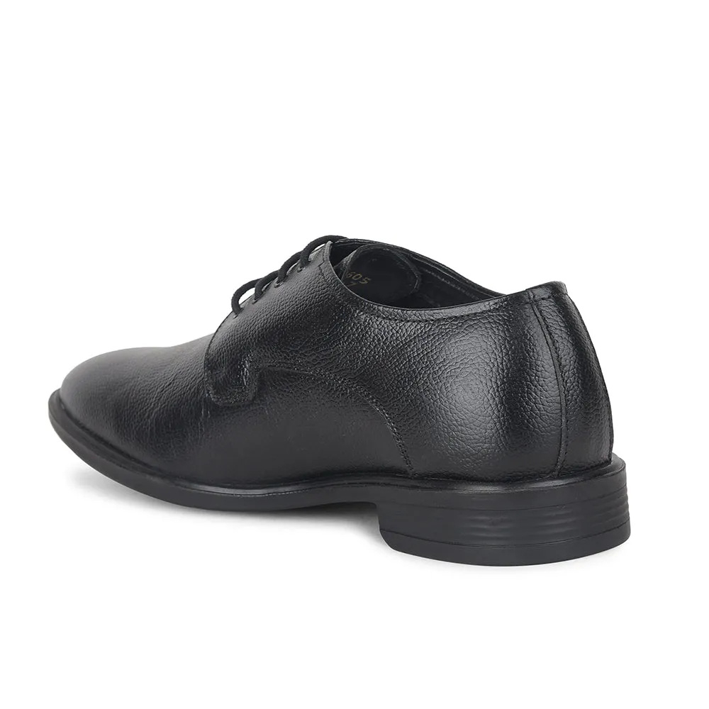 Fortune by Liberty Men LOM-605 Black Formal Lacing Derby Shoes