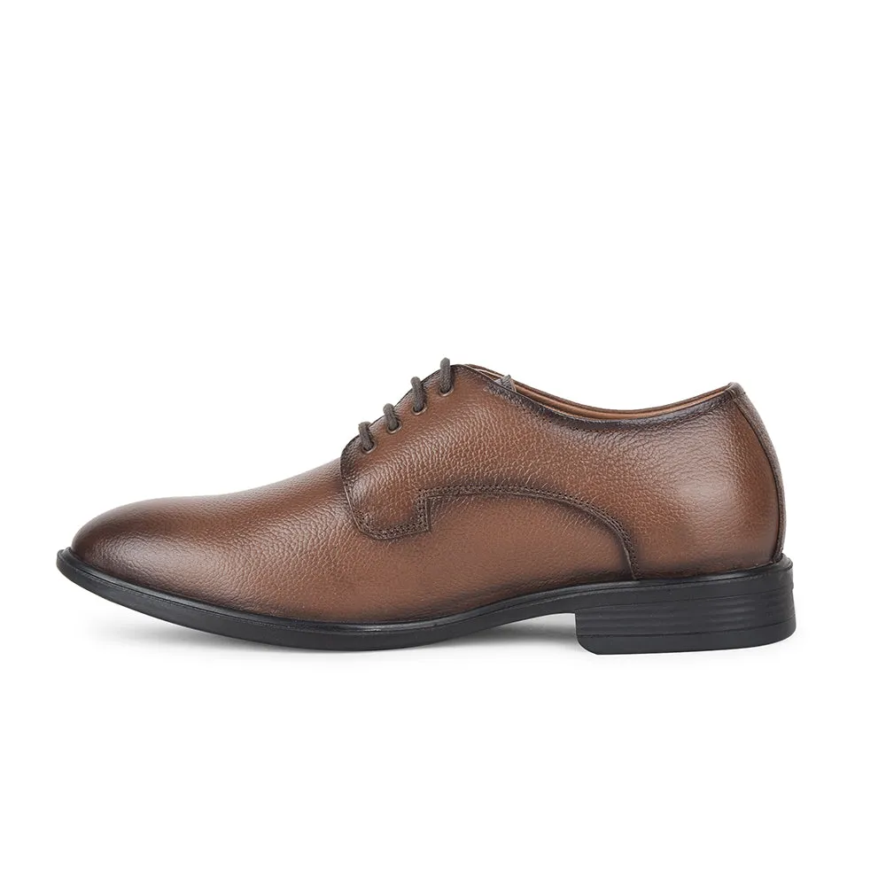 Fortune by Liberty Men LOM-605 Tan Formal Lacing Derby Shoes