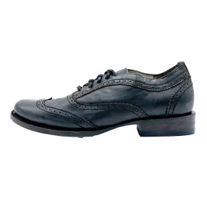 Free Bird Freebird By Steven King Brogue Oxford Formal Lace Ups Black Colour For Men
