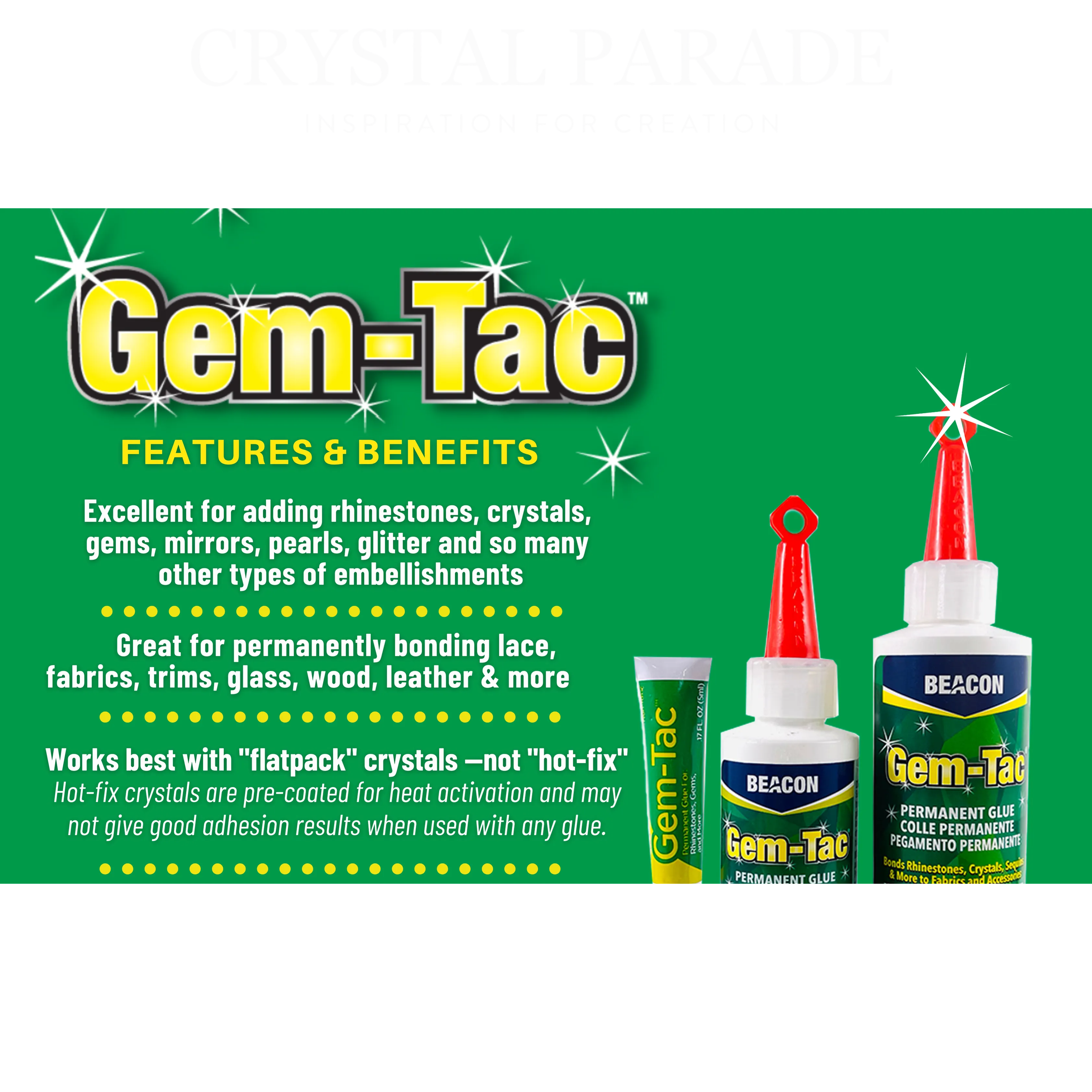 Gem Tac Embellishing Glue 4 floz (118.56ml)