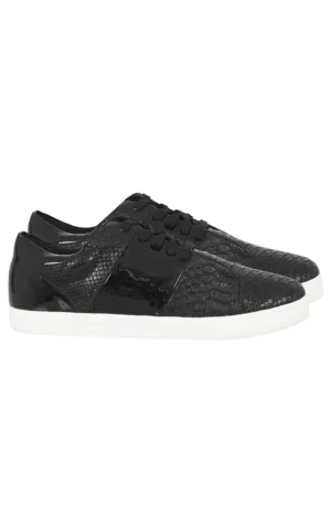 Glossy Snake Sneakers