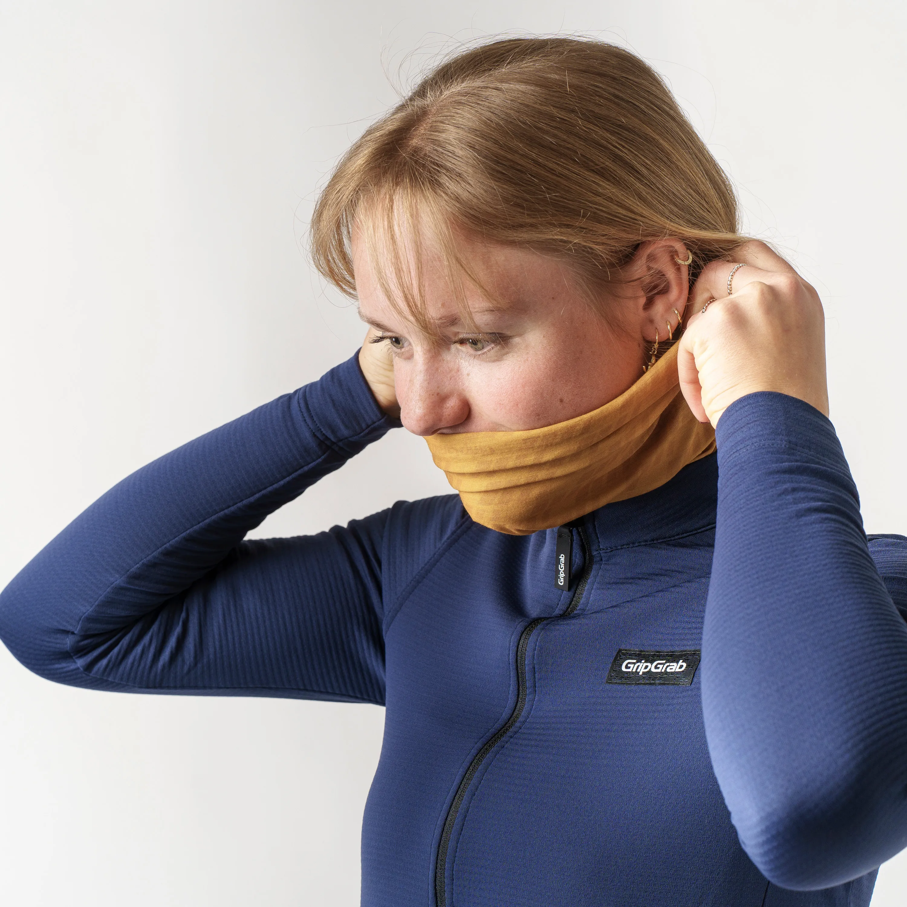 Gripgrab Multifunctional Neck Warmer Mustard Yellow | Buy Gripgrab Multifunctional Neck Warmer Mustard Yellow here | Outnorth