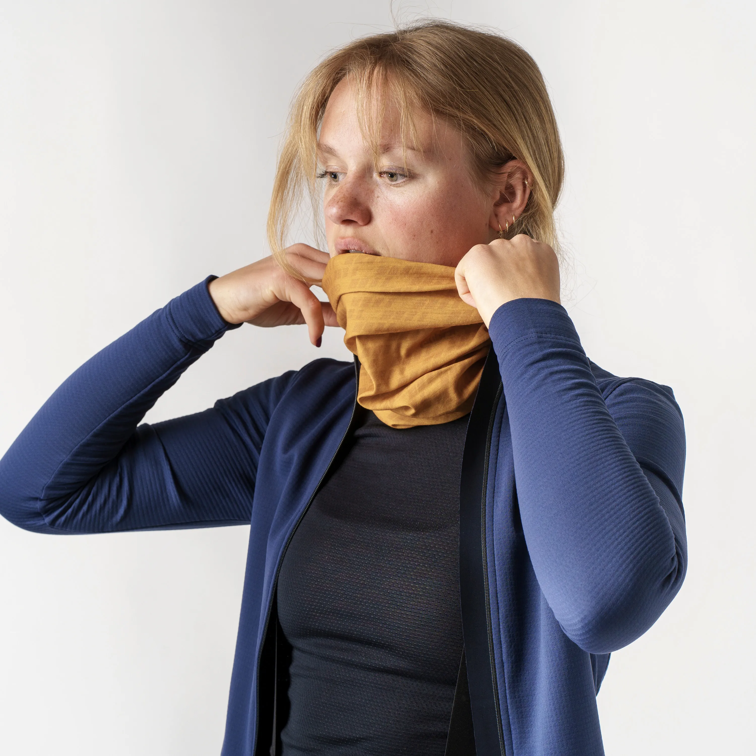 Gripgrab Multifunctional Neck Warmer Mustard Yellow | Buy Gripgrab Multifunctional Neck Warmer Mustard Yellow here | Outnorth