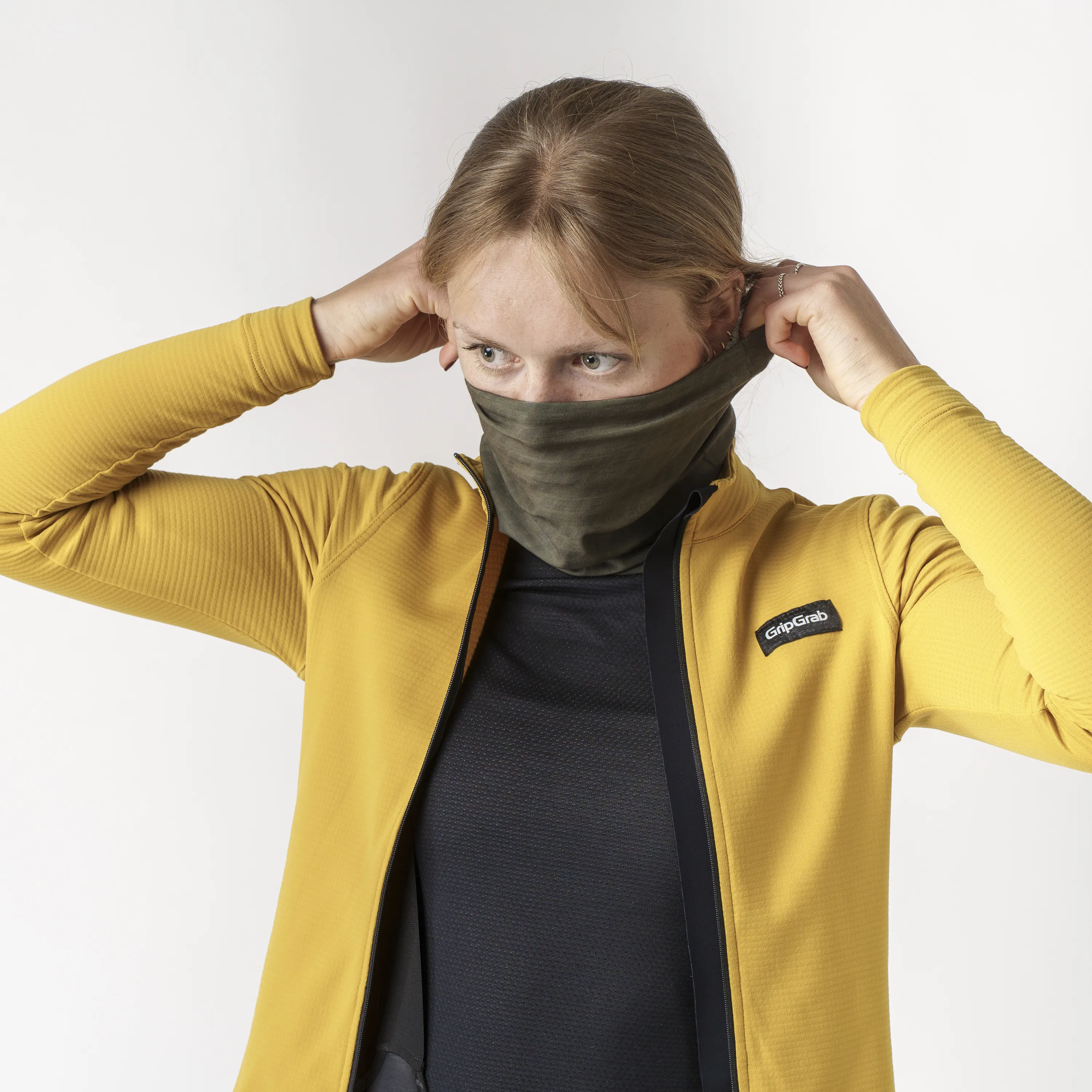 Gripgrab Multifunctional Neck Warmer Olive Green | Buy Gripgrab Multifunctional Neck Warmer Olive Green here | Outnorth